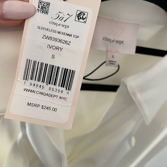 NWT Cinq a Sept Top, JUST purchased! - Picture 7 of 10